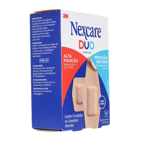 Curativo nexcare duo tamanhos diferentes caixa c-10unid 360-13