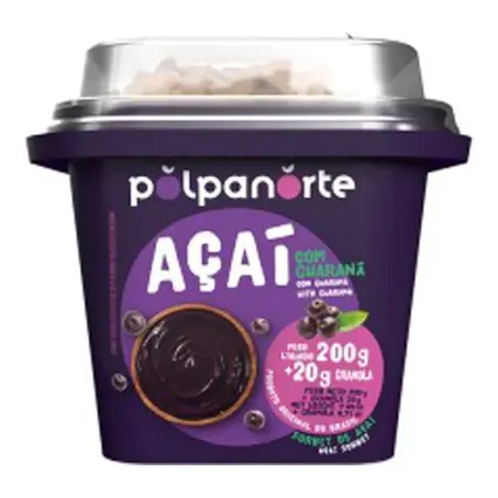 Açaí polpa norte com granola 220g