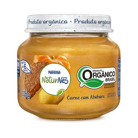 PAPINHA NATURNES ORGANICO 115G CAR ABOB 