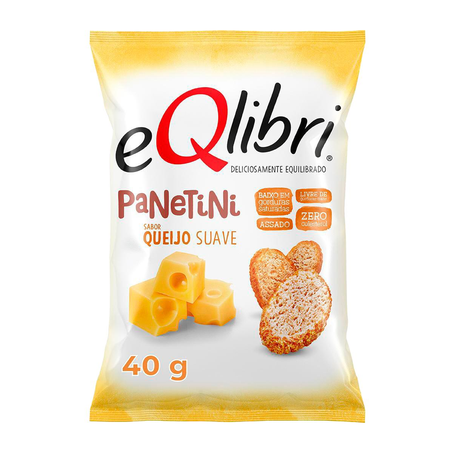 Biscoito eQlibri Panetini 40g - Queijo Suave