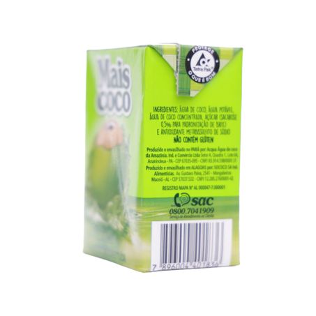 Água de Coco Mais Coco 200Ml 360-11
