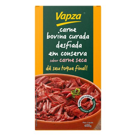 CARNE BOVINA DESFIADA COZIDA CURADA CARNE SECA VAPZA