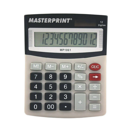 CALCULADORA DE MESA 12 DÍGITOS MP-1061 MASTERPRINT