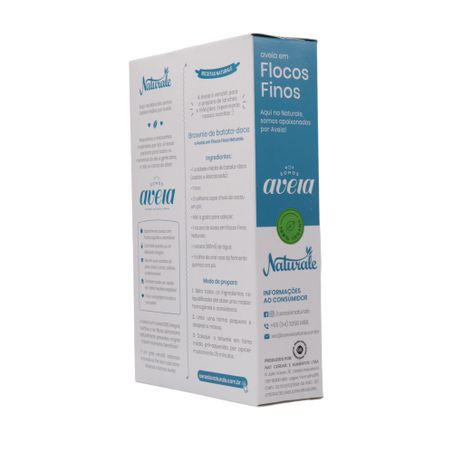 Aveia naturale flocos finos 170g 360-39