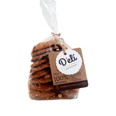 COOKIE DE GRANOLA E MEL DELI 190G