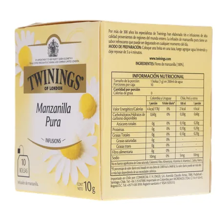 Chá Twinings Camomila 10g 360-23