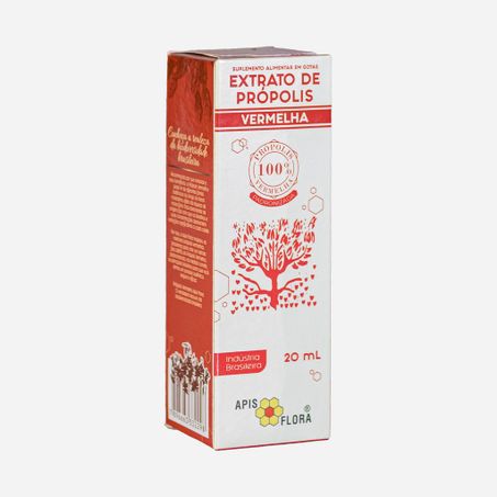 EXTRATO DE PROPOLIS VERMELHA 20ML APISFLORA