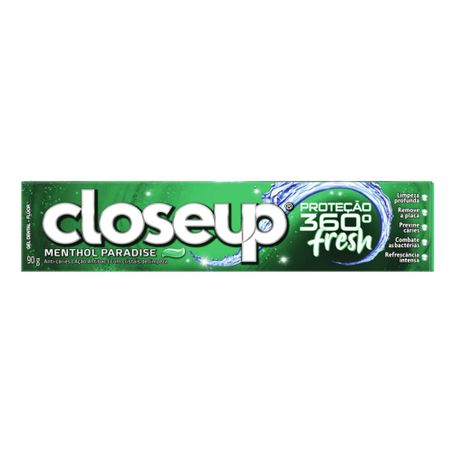 Creme dental close-up menthol paradise verde 90g