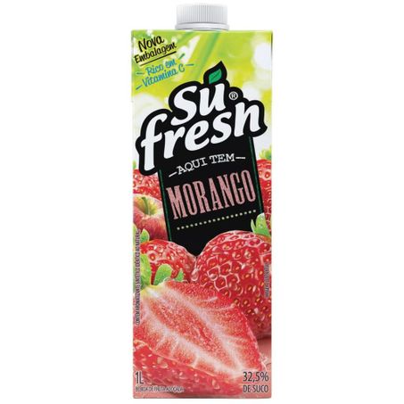 SUCO MORANGO SU FRESH 1L