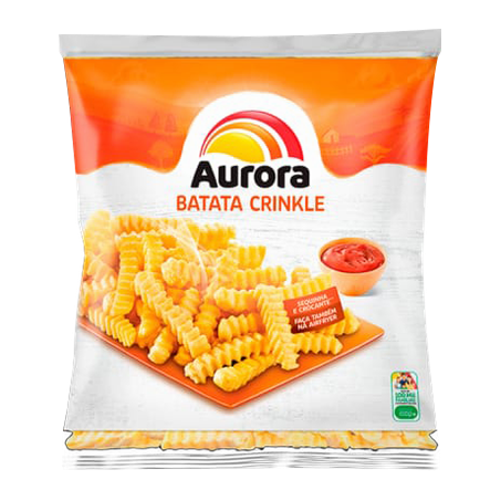 BATATA CONGELADA AURORA CRINKLE PACOTE 2KG