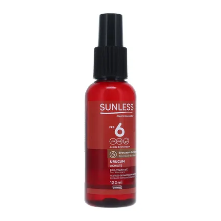 ÓLEO BRONZEADOR SUNLESS URUCUM 6FPS 120ML 360-33