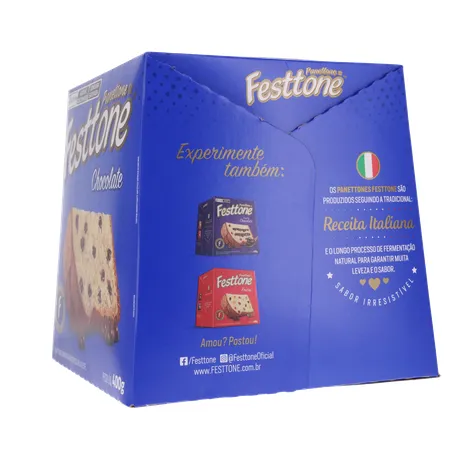 Panettone Festtone Chocolate 400G 360-7