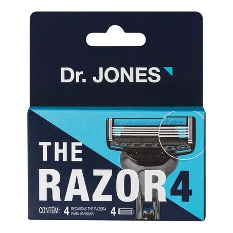 Refil gillette dr jones razor 4 c/4