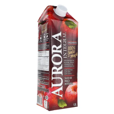 Suco Integral Maça Aurora Cx 1,5l 360-33