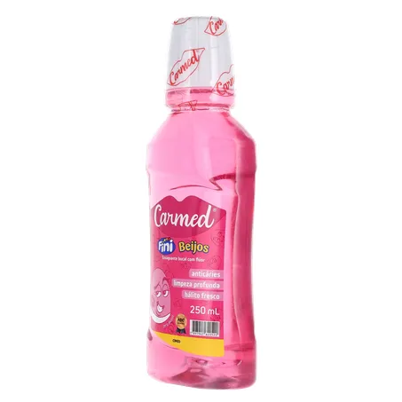 Enxaguante Bucal Infantil Carmed Fini Beijos 250ml 360-4