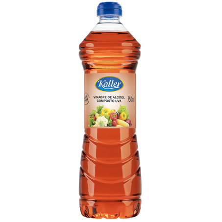 Vinagre koller 750ml de alcool composto uva