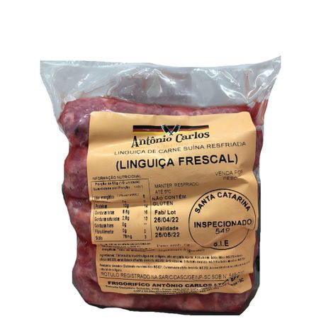 Linguica suina antonio carlos kg embalada