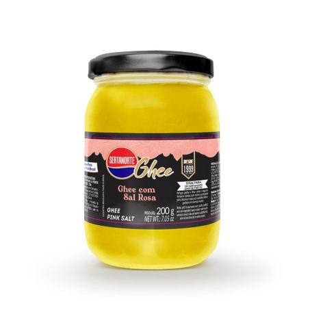 Manteiga Garrafa Ghee Sertanorte Sal Rosa 200g