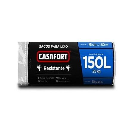 Saco Para Lixo Casafort Rolo 150l 10un 
 