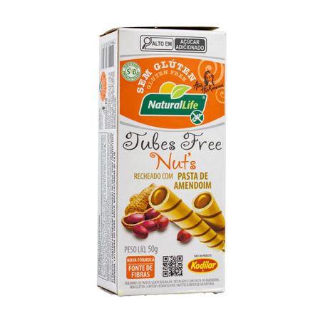 TUBES FREE PASTA DE AMENDOIM 50G