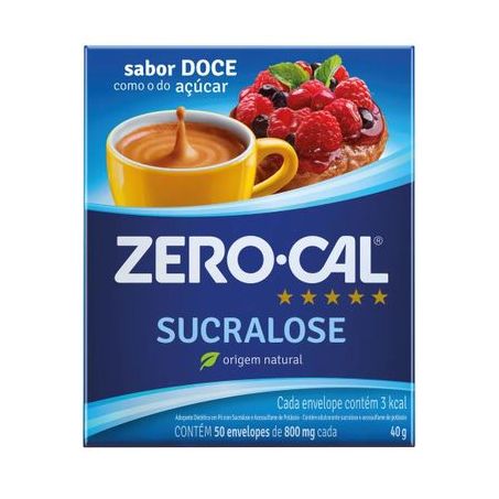 Adocante zero cal sucral 30g c/50 sache original