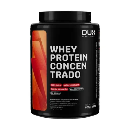 Whey Concentrado Neutro Dux 900g