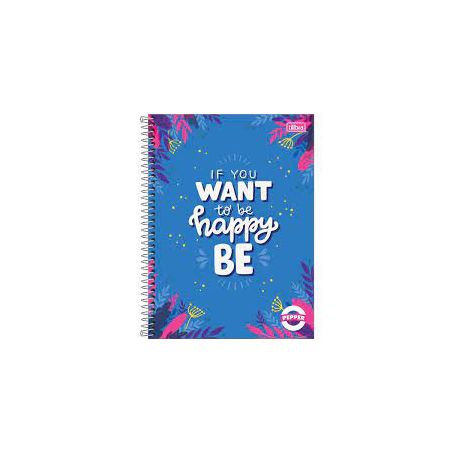 CADERNO C/D 1M TILIBRA PEPPER FEM. 80 FLS          360-1