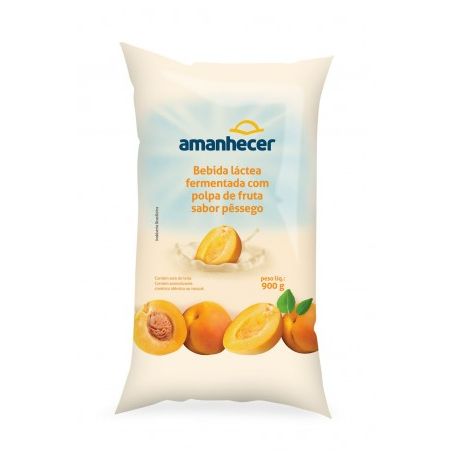 Bebida lactea fermentada amanhecer pêssego 900g pc