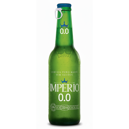 Cerveja Império Puro Malte Sem Álcool Long Neck 330ml