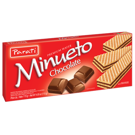 Wafer parati minueto chocolate 81g