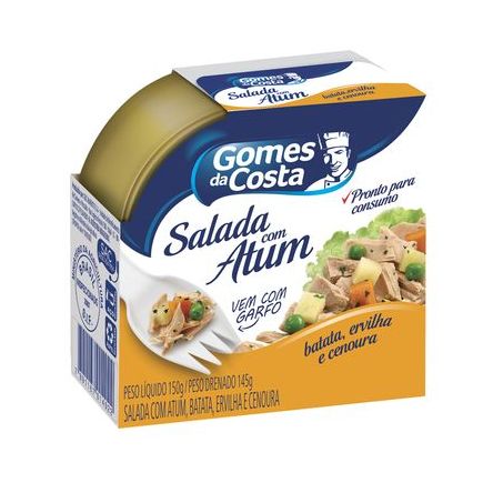 Salada de Atum Gomes Da Costa com Seleta de Legumes Pote 150G