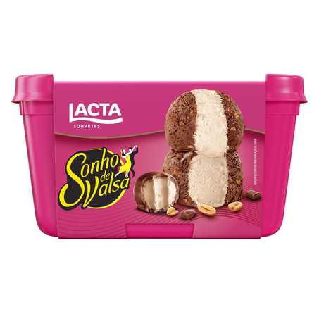 SORVETE LACTA 900ML SONHO DE VALSA