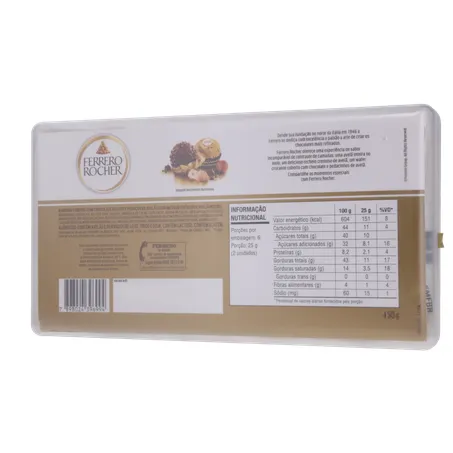 Chocolate Ferrero Rocher com 12 Unidades 150G 360-20