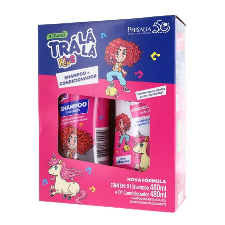 Kit Tra La La Kids Hidrakids Shampoo Condicionador Kit 1UN 360-2
