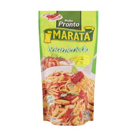 Molho de Tomate Maratá Manjericão Sachê 340G