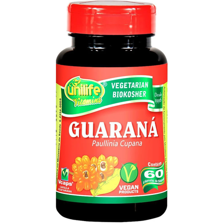 Guaraná Cápsulas Unilife 60cps