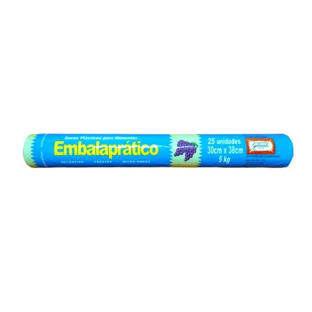 Saco plast embalapratico 5kg 30x38cm