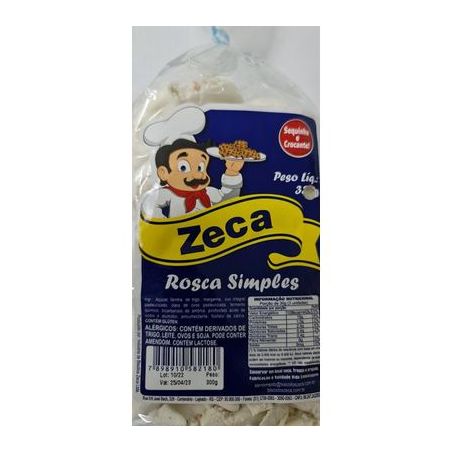 Biscoito zeca rosca simples 300g