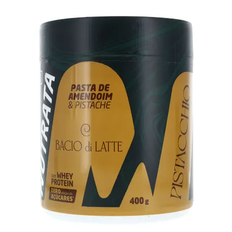 Pasta de Amendoim Nutrata Bacio Di Latte Sabor Pistache 400g 360-2