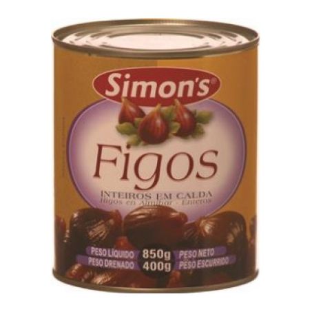 Figo Inteiro em Calda Simon's Lata 400G