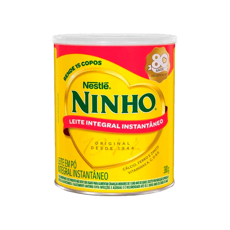 LEITE EM PO INTEGRAL INSTANTANEO NINHO NESTLE 380G