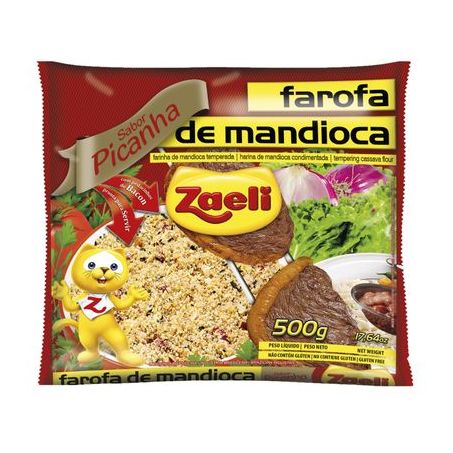 Farofa de Mandioca Zaeli Picanha 500G