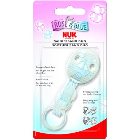 Prendedor Chupeta Nuk Rose & Blue Azul 750454-Ub