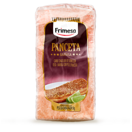 Panceta suína frimesa congelada kg (cada peça aproximadamente 1,2kg)
