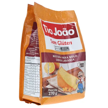 MISTURA BOLO TIO JOÃO LARANJA 270G 360-32