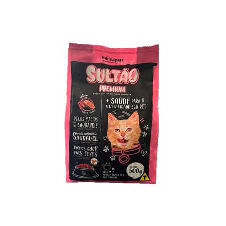 RACAO SULTAO PREMIUM PC 500 G CARNE/FRAN