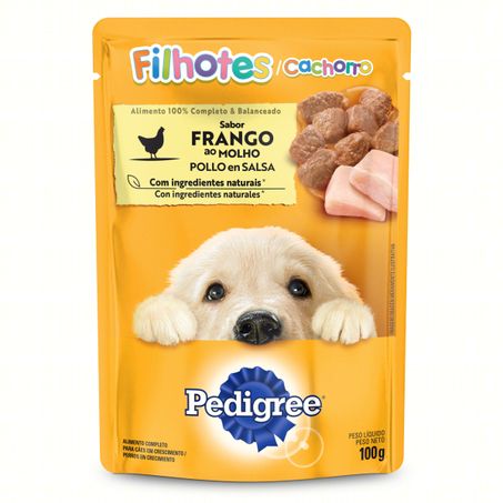 ALIMENTO PARA CÃES FILHOTES FRANGO AO MOLHO PEDIGREE VITAL PRO SACHÊ