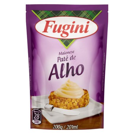 MAIONESE PATÊ DE ALHO FUGINI SACHÊ