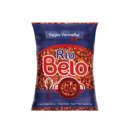 Feijao rio belo vermelho 1kg