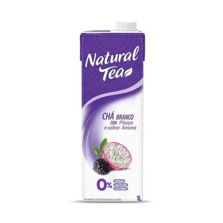 Chá Branco Natural Tea Pitaya Amora 1LT